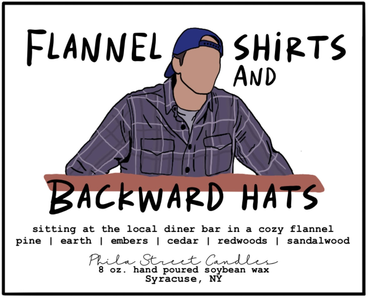 Flannels Shirts and Backward Hats (8oz amber glass)