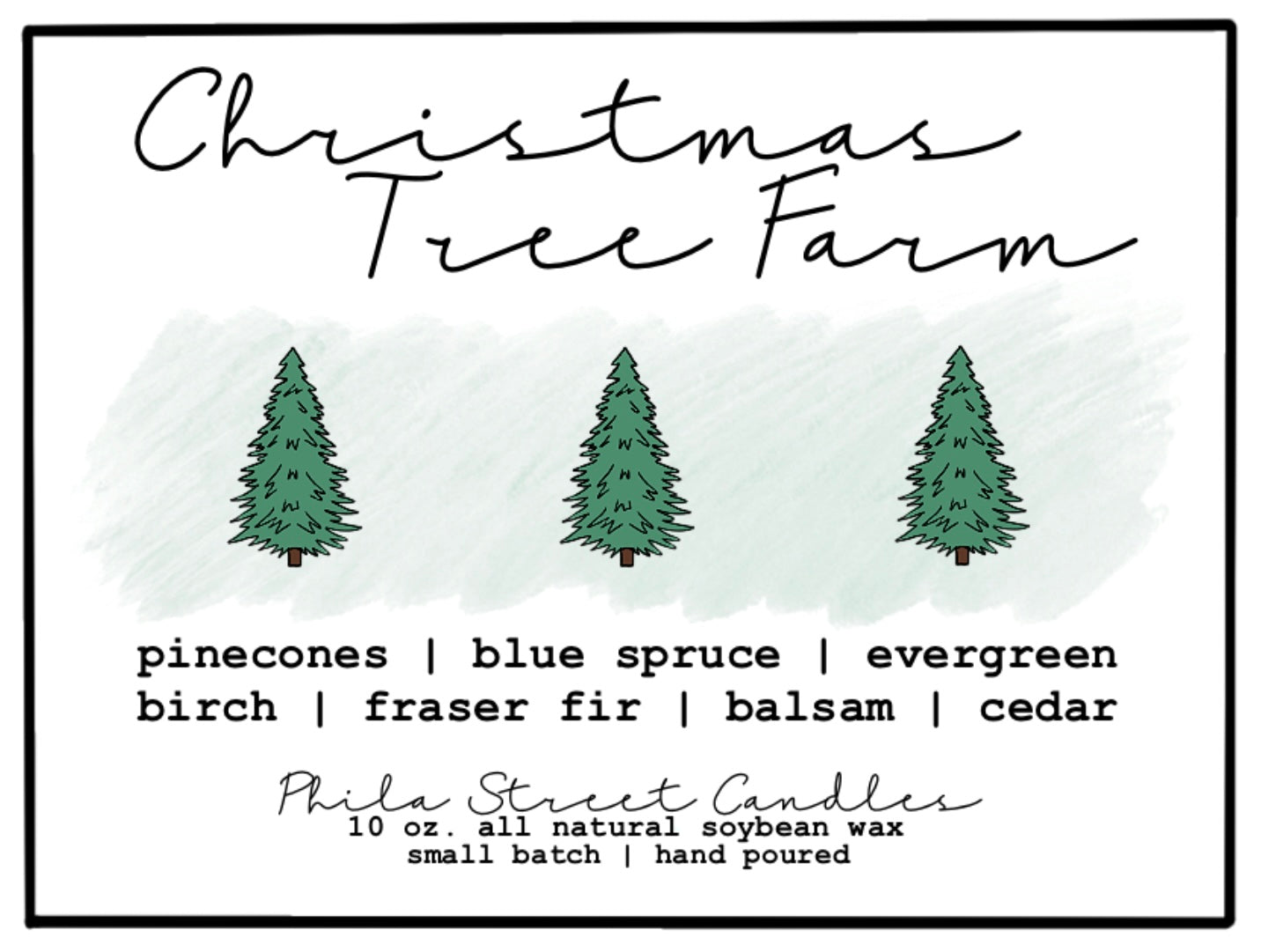 Christmas Tree Farm (glass)